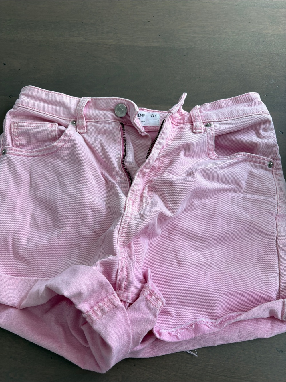 Ardene Light Pink Denim Ankle & Cropped Jeans